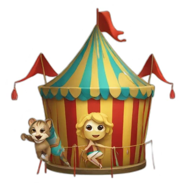 Cirque sticker