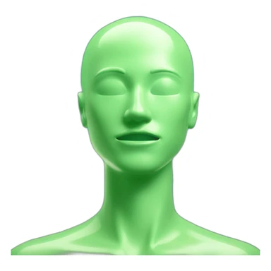 Point d’exclamation en vert turquoise ￼ sticker