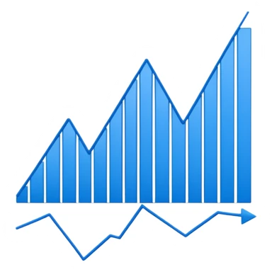 Graph decrease sticker