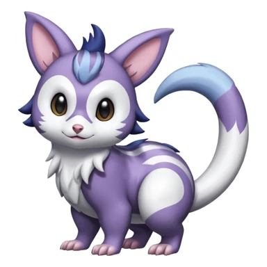 Shiny Furret-Absol-Noibat-Hybrid (Full body) sticker