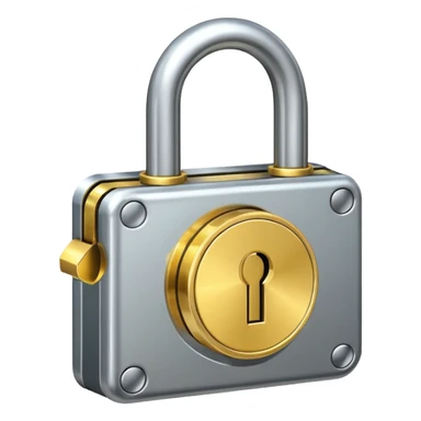 Lock with money symbol sticker