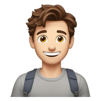 tom holland say hello sticker