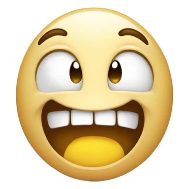 Smiley cringing horribly sticker