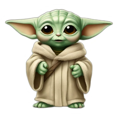 baby yoda thumbs up sticker