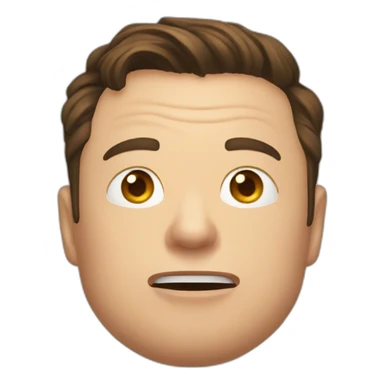 Groggy Elon musk sticker