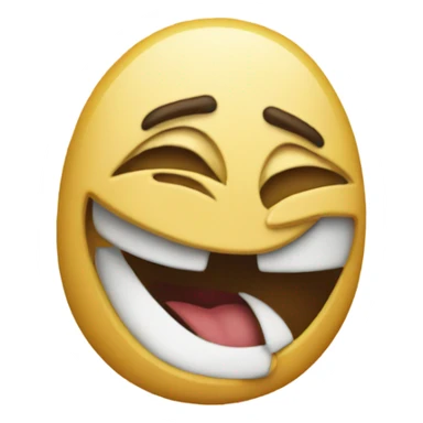 An emoji pointing to itself and saying 'me'" sticker