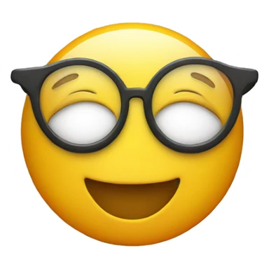 A happy sun emoji sticker