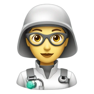 women automation specialist sticker