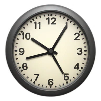 Clock with a subscript of 15 sticker