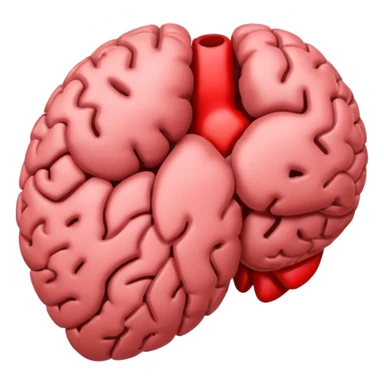 Brain and heart sticker