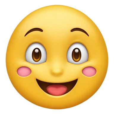 naughty looking emoji, playful, mischievous expression, suggestive but safe sticker