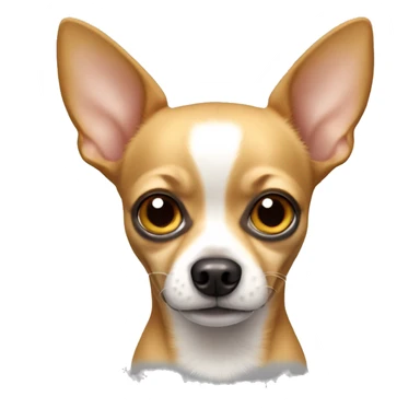Chihuahua with hanging ears  sticker