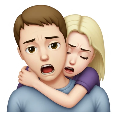 strangling self sticker