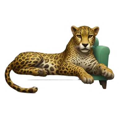 Lounging Jaguar  sticker