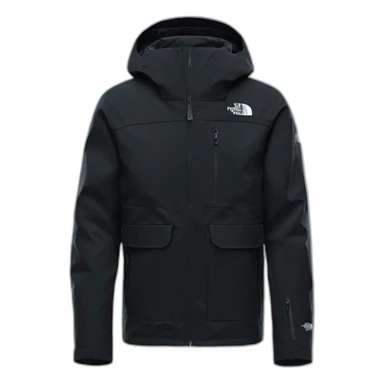 black jacket The North face sticker