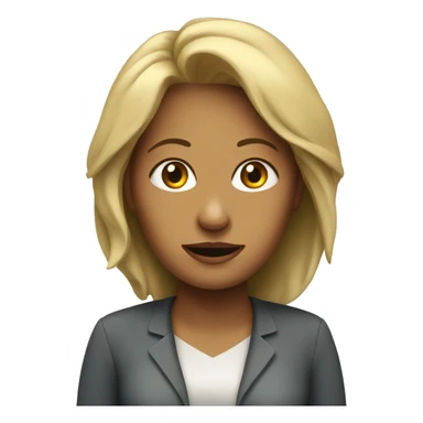 woman charge mentale sticker