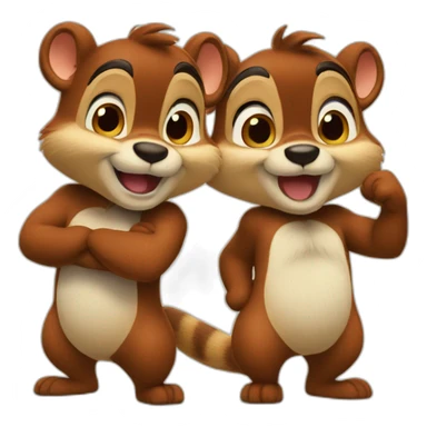 chip and dale sticker