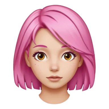 🤦🏻‍♀️ make her with pink hair please sticker