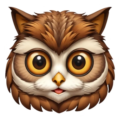 Un hiboux chat sticker