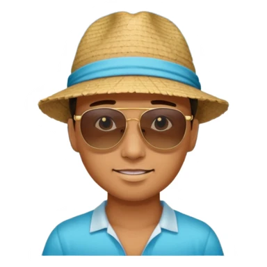 Andrew Alise at the beach sticker