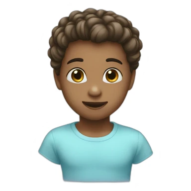 Babyblue heart sticker