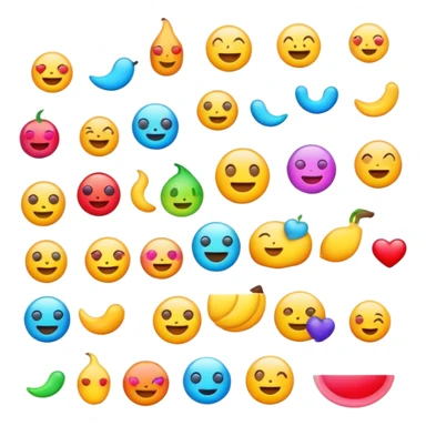 Aesthetic emoji sticker