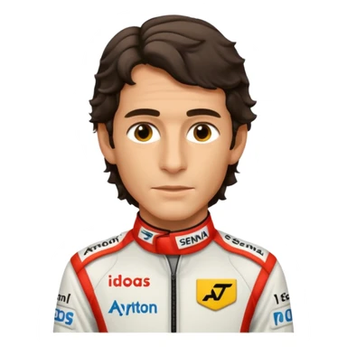 Ayrton senna sticker