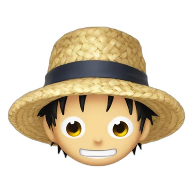 Luffy straw hat sticker