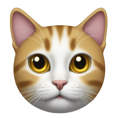 Cat with dollar sign in eyes sticker