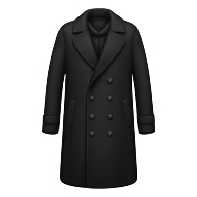 black longcoat sticker