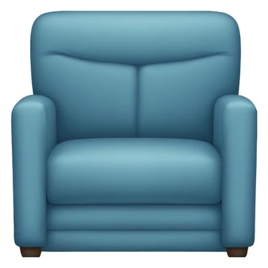 blue couch chair sticker