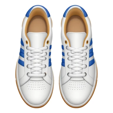 an ios genmoji for a pair of white sneakers  sticker