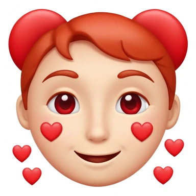 🥴 combined with 🥰 sticker