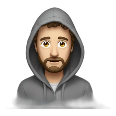 man-called-forsen-with-a-hoodie-gray-hoodie-over sticker