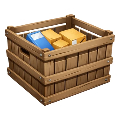 A supply drop or crate  sticker