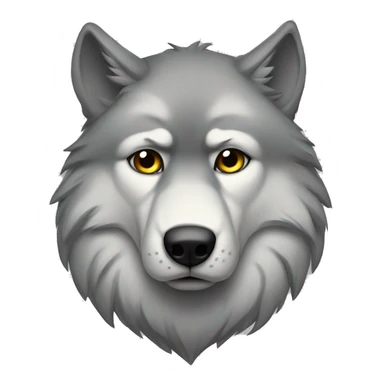alpha wolf sad sticker