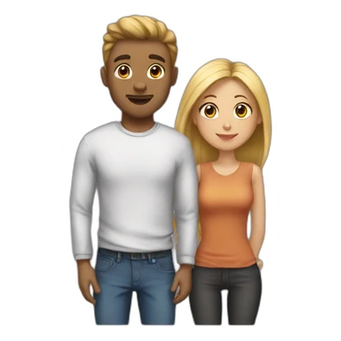 Girlfriend and boyfriend  sticker