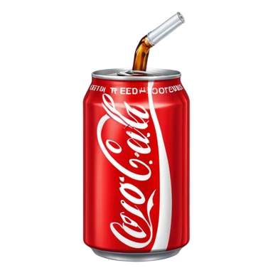 Coca-Cola can sticker