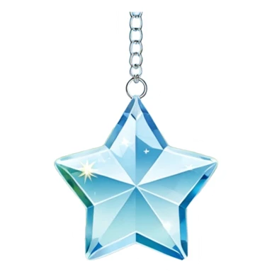Hanging crystal star car mirror suncatcher hanger sticker