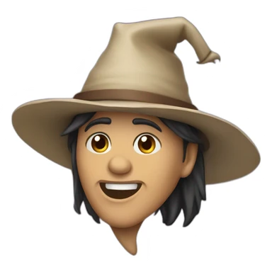 Chapéu bruxa sticker