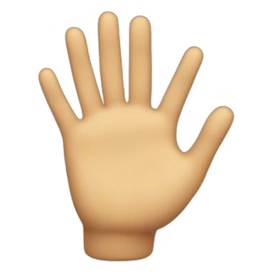 mitad de manos de corazon sticker