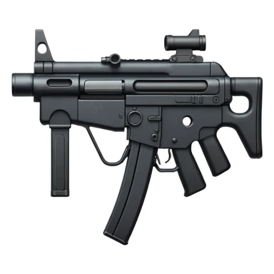Simple mp5 no stock no scope sticker