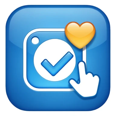 Instagram Blue Tik sticker