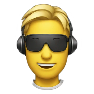 Techno musiuc sticker