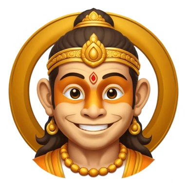 Hanuman ji god giving blessings  sticker