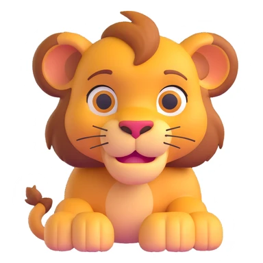Simba from The Lion King sticker