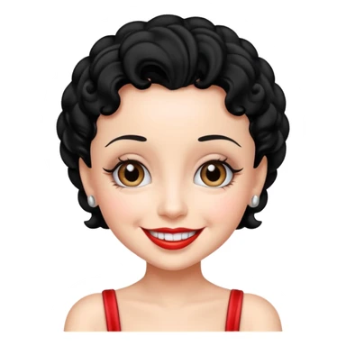 Betty boop sticker