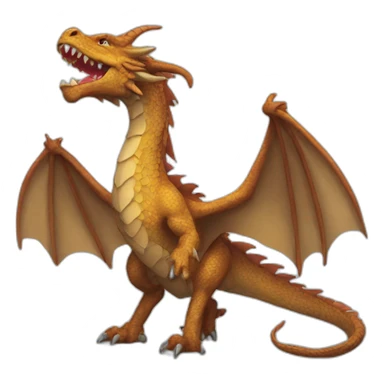 A Western style dragon sticker