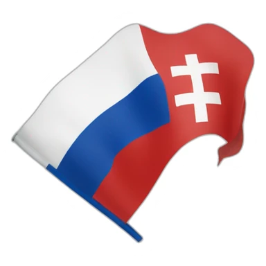 Pomme avec le drapeau de france sticker