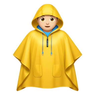 rain poncho sticker